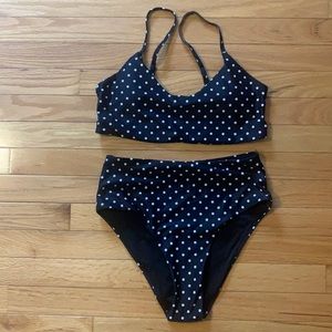 Polka Dot High Waisted Bikini